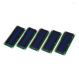 Outdoor Gadgets -5x 1602 16x2 Character LCD LCM Display Module HD44780 Controller Blue Backlight