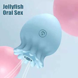 Beauty Items Jellyfish Sucking Blowjob Adult Toys Female Masturbation Clit Stimulation Orgasm Silicon Cute Vibrator sexy