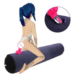 Beauty Items Flocking Inflatable sexy Aid Pillow Toys for Couples For Women ual Position Love Adult Game Magic Cushion