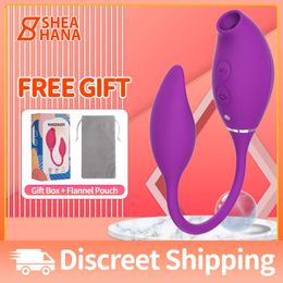 Beauty Items Vibrator for Women 5 Suction & 8 Vibration Modes Clitoris Vagina Stimulator Nipple Massager G Spot sexy Erotic Toys