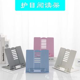 Foldable Metal Bookends Stand Cookbook Holder Reading Rack Book Support Holders Tablet PC Multifunctional Bracket