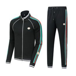 Tracce da uomo con cerniera con cerniera Street abiti sciolti designer maschi con cappuccio giacche pantaloni da jogging da jogging sportivo abbigliamento