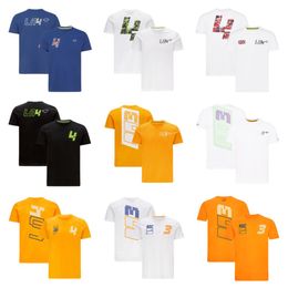 F1 official team uniform Men's Racer T-shirt customized round neck racing uniform