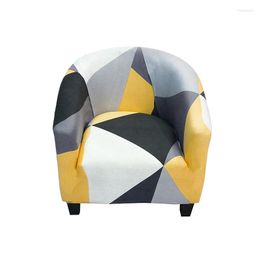 Chair Covers 2022 Small Sofa Cover Skins Protector Single Seat 1-seater Arm Slipcovers For Dining Room Floral Printed