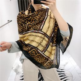 Ethnic Clothing Ly Designed Brand Cotton And Linen Scarf Stylish Versatile Leopard Print Shawl For Ladies Pashmina Farad Headscarf SP0145