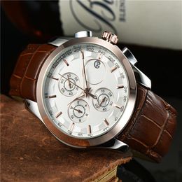 Luxury aaa men's watch high quality quartz automatic movement stainless steel case Swiss brand designer multifunctional sport262p