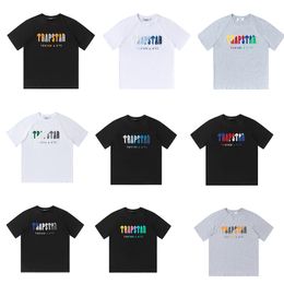 Men's T-shirts Trapstar Mens t Shirt Embroidery Alphabet Womens Shirts Movement Size S/m/l/xl