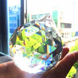 Chandelier Crystal 2pcs Top Quality D K9 Clear Faceted Balls 80mm Glass Fengshui Sphere DIY Suncatcher Home Decoration