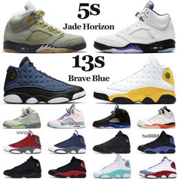 2023 5 5s men basketball shoes 13 13s women mens trainers sports sneakers Jade Horizon Easter Concord Brave Racer Blue Black Cat Hyper Royal JORDON JORDAM