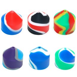 Multifunction Portable Colorful Smoking Silicone Mini Universal Cartridge Convert Joint Herb Tobacco Oil Rigs Waterpipe Filter Dabber Cap Bong Hookah Holder DHL