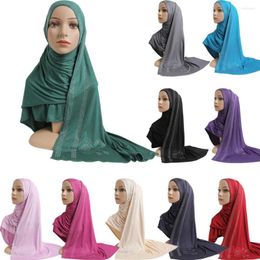 Ethnic Clothing Muslim Women Long Scarf One Piece Amira Hijab Head Wrap Shawl Headwrap Islamic Abaya Headscarf Turban