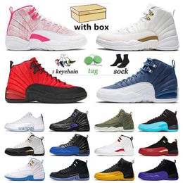 2023 Casual Jumpman 12 12s Low Easter XII Basketball Shoes Trainers Bowl Utility Grind Flu Game Dark Concord Men Women University Gold OVO Gym JORDON JORDAM