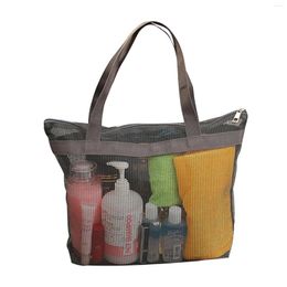 Storage Bags Quick-Drying Mesh Shower Bag Durable For Bathrooms Large Portable Caddy Basket Dorm