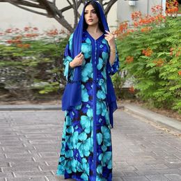 Ethnic Clothing Robe Longue Satin Djellaba Femme Abaya Dubai Turkey Islam Muslim Long Hijab Dress Abayas For Women Jelaba Dresses Kaftan