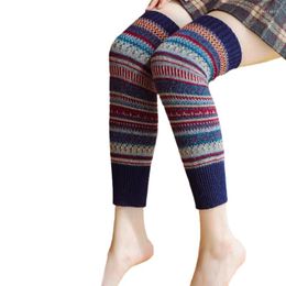 Women Socks K1ME For Girls Loose Legs Warmer Party Knitted Winter Sports Leggings High Knee Sock