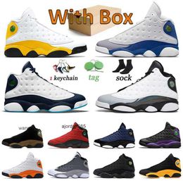 2023 Comfortable 13 13s Basketball Shoes Jumpman Designer Sneakers Del Sol Red Flint Starfish Hyper Royal French Blue Obsidian Singles Day Mens JORDON JORDAM