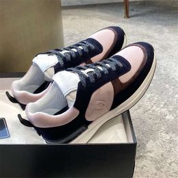 Chanells Fashionable Leather Shoes Design Chaannel Bowling Men Women Chanellies Luxury Canvas Letter Casual Outdoor Sports Running Shoes 04-05