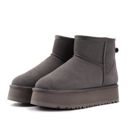 Australien Uggslipper Tasman Uggg Slipper Tasman Slipper Kastanienfell -Objektträger Schaffell Shearling Tazz Neue Mules Frauen Männer Ultra Mini Plattform Boot Slipon Schuhe 523