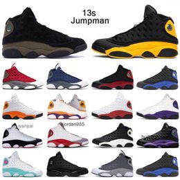 original Men Women 13s Basketball Shoes Jumpman 13 Red Flint Hyper Blue Court Purple Chicago Lakers Rivals Mens Trainers Sport Sneakers JORDAM