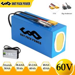 UPP LG Samsung 21700 60V 33.6Ah 38.4Ah 43.2Ah 48Ah Ebike Battery Pack 30Ah 35Ah 40Ah 45Ah Electric Bicycle Escooter Battery