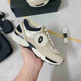 Chanells Leather Chaannel Chanellies Shoes Design Women Bowling Fashionable Luxury Men Canvas Letter Casual Outdoor Sports Running Shoes 04-01