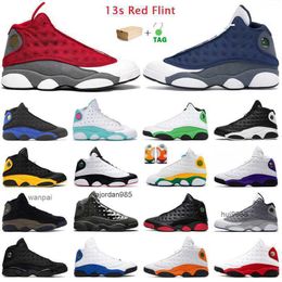 Men Women 13s Basketball Shoes Jumpman 13 Red Flint Hyper Royal Aurora Green Grey toe Mens Trainers Sports Sneakers with box JORDAM