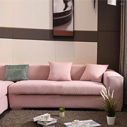 Chair Covers Svetanya Solid Japanese Style Pink 3D Quilted Thick Soft Cosy Sofa Cover Slipcovers Stretch Couch Case Spandex Polyester