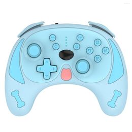 Game Controllers Dropship For Switch Pro Wireless Controller Cute Dog Shaped Gamepad With 6-Axis Gyro Dual Motor Vibration Wake Up
