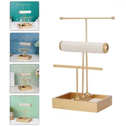 Storage Boxes Holder Stand Display Necklace Rack Organiser T Shelf Bracelet Tier Earrings Bar Show Watch Tree Earring Jewellery Showcase