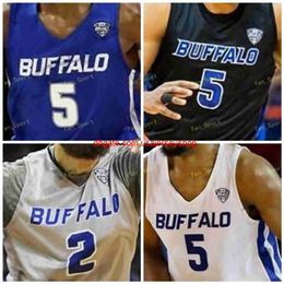 Custom Stitched Buffalo Basketball Jersey 1 Montell McRae 2 Jeremy Harris 2 Antwain Johnson 3 Jayvon Graves