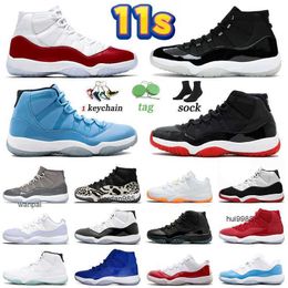 Pantone 11 Original Basketball Shoes Designer Sneakers Women Trainers Jumpman 11s Low Cherry Cool Grey Space Jam Concord Men Sports Gamma JORDAM