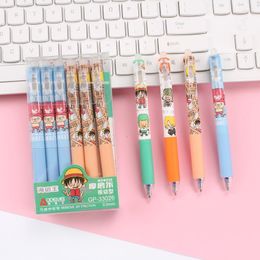 Pcs/lot Pirate Erasable Gel Pen Cute 0.5mm Blue Ink Neutral Pens Promotional Gift For Kids Stationery School Supplies