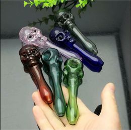 Black Bubble Head Wholesale Glass Bongs Oil Burner Glass Pipes Water Pipes Glass Rigs Smoking