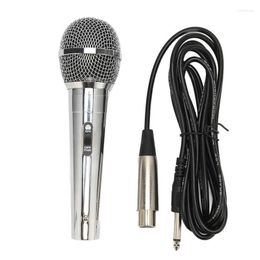 Microphones 6.5mm Wired Handheld Microphone Cardioid Dynamic Singing Plug And Play For Home KTV Meeting Stage 9.8ft