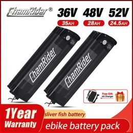 18650 Li-Ion Battery Pack Sliver Fish SSE - 014 48V Battery 52V ebike Battery 36V 20AH 40A BMS 250W 350W 500W 750W 1000W 1500W