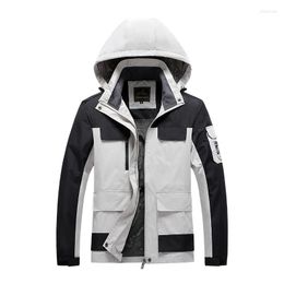 Jackets masculinos Autumn Winter Waterproof Jacket Coats Men bombardeiro jackeat Coat Women Windbreaker Faixa ao ar livre M-8xl