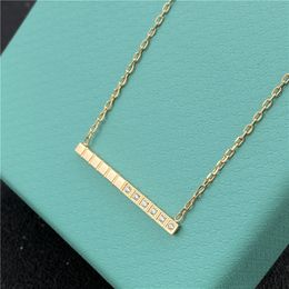 Womens Necklace Silver Rope Chain Tennis Luxury Jewellery Heart Pendant designer necklace Personalize Stainless Steel Birthday Valentine's Day Gift