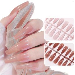 False Nails 240Tips/Box Non-trace Tip Kits Ballet Design Fake Nail Accessories Building Fashion Extension Display Manicure Form