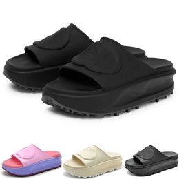 2022 Pantofole da spiaggia con fondo spesso moda Estate Donna New EVA con suola spessa Miami Slides Sandali piatti estivi firmati guccie House Pink White Flip