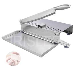 Bone Cutting Machine Trotters Lamb Chops Pig Ribs Bone Cutter Stainless Steel Meat Slicer