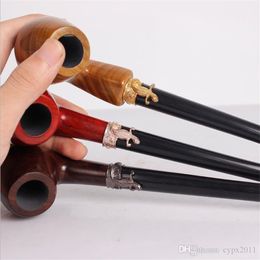 New long bar pipe fittings tobacco handle universal 9mm channel cigarette tail Philtre cigarette holder