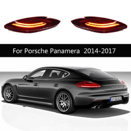 Car LED Taillights Assembly Fog Reverse Parking Running Lights For Porsche Panamera Tail Light 2014-2017 Turn Signal Indicator Rear Lamp