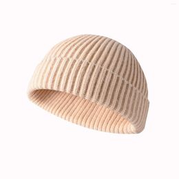 Cycling Caps Winter Warm Beanies Casual Short Thread Hip Hop Hat Adult Men Female Wool Knitted Skull Cap Elastic Unisex