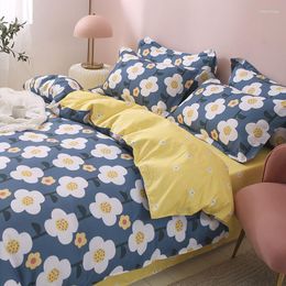 Bedding Sets Winter Set Student Dormitory Bed Linen Couple Nordic Duvet Cover Pillowcase Extra Large Sheet 240x220