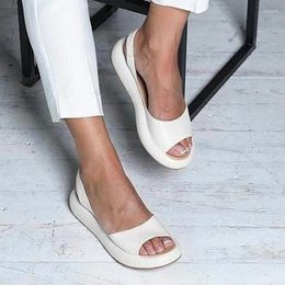 Sandals Rome Wedge Woman Large Size 43 Women Summer Mature Platform Ladies Open Toe Female Shoes