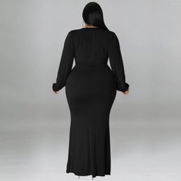 Casual Dresses Women's Solid Sexy Deep V Neck Long Sleeve Pleated Dress Product Mother Of Bride With Jacket Midi Formal