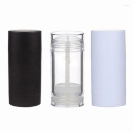 Storage Bottles 10pcs 15ml 30ml 50ml 75ml Round Deodorant Container AS Twisting Cosmetic DIY Travel Clear Tube