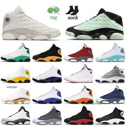 2023 Top Jumpman 13 13s XIII Singles Day Basketball Shoes Houndstooth Reverse Bred Obsidian Lucky Green Phantom Atmosphere Sports Sneakers JORDON JORDAM JORDAB