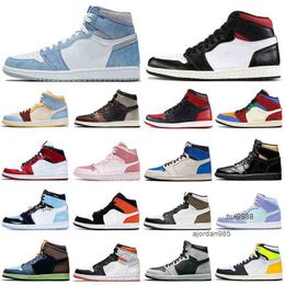 2023 Newest Excellent 1s men basketball shoes 1 Hyper Royal University Blue Banned Bred Shadow women mens trainers sports sneakers Walking JORDON JORDAB