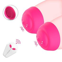 Beauty Items Breast Vibrator Pump Enlarge Massager Nipple Sucker sexy Toy for Women Tongue Lick Suction Cups Erotic